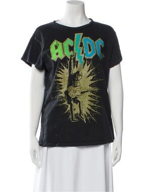 MadeWorn AC/DC Graphic Tee Black Vintage Band T–Shirt (RARE) NWOT 🏷️ SIZE: SMALL